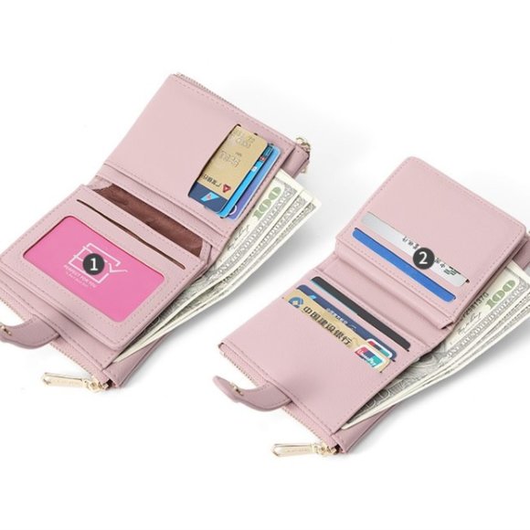 Minimalist Contemporary Soft Medium Wallet for Women - Picture 11 of 12